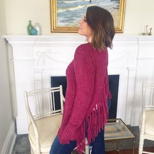 Fringe sweater